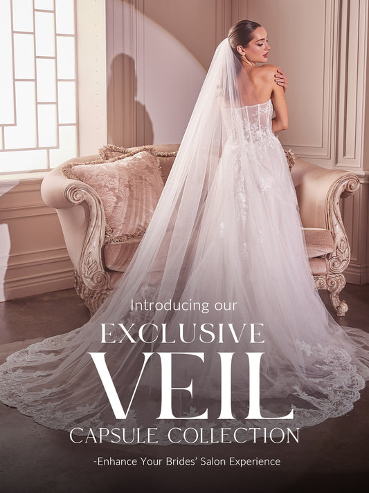 Veils are seeing a resurgence in popularity thanks to high-profile weddings and celebrity trends. 