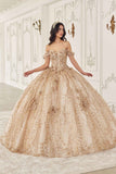 Ladivine 15712 Long Off the Shoulder Corset Poofy Quinceanera Dress