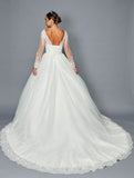 DeKlaire Bridal 464 Floor Length A-Line Ball Wedding Gown