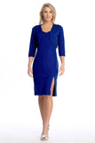 Celavie 6630-S Dress Knee Length Cocktail Includes Jacket