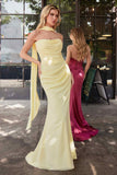 Ladivine 7433 Dress Versatile Tie Chiffon Strapless Dress