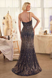 Andrea & Leo A1374 Dress Ombre Sequin Fitted Gown