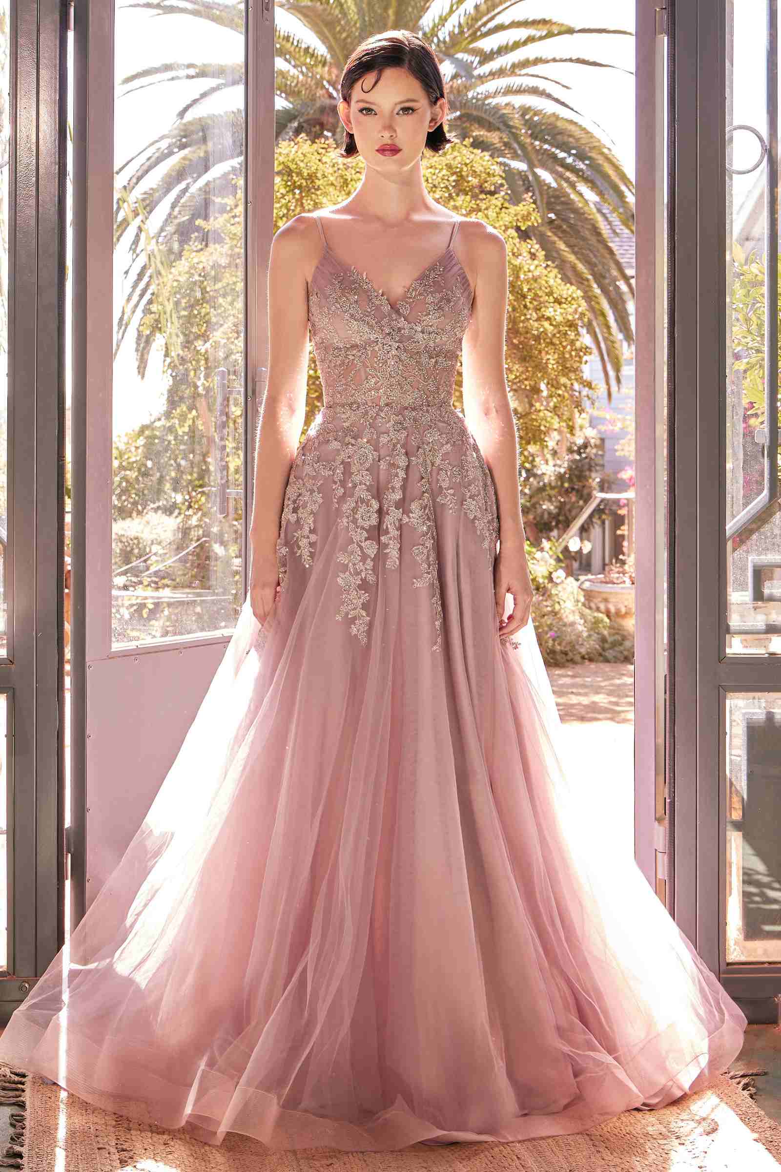 Andrea & Leo A1416 Dress A-Line Lace & Tulle Gown