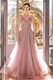 Andrea & Leo A1416 Dress A-Line Lace & Tulle Gown