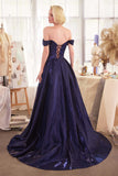 Andrea & Leo A1424 Dress Off The Shoulder Organza Ball Gown