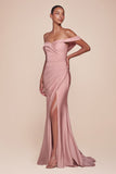 Ladivine CD790 Dress Off the Shoulder Stretch Spandex Gown