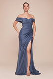 Ladivine CD790 Dress Off the Shoulder Stretch Spandex Gown