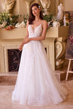 Ladivine CD792W Dress Layered Tulle A-Line Wedding Gown