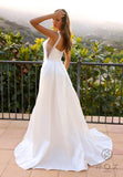 Nox Anabel JE993 Long Sleeveless A-line Wedding Gown