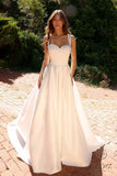 Nox Anabel JW981 Long Sleeveless Corset A-Line Wedding Ball Gown