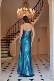 Nox Anabel T1499 Dress Strapless Metallic Satin Fitted Gown