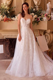 Andrea & Leo WL052 Dress Deep Sweetheart Strapless Bridal Ball Gown