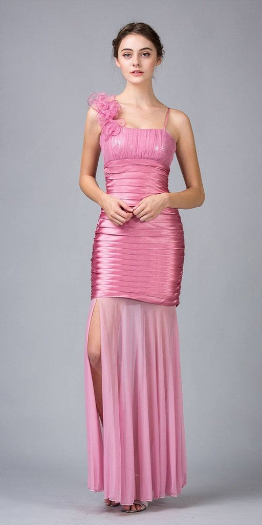 CLEARANCE - Form Fitting Strapless Jade Short Dress Ruffled Skirt –  DiscountDressShop
