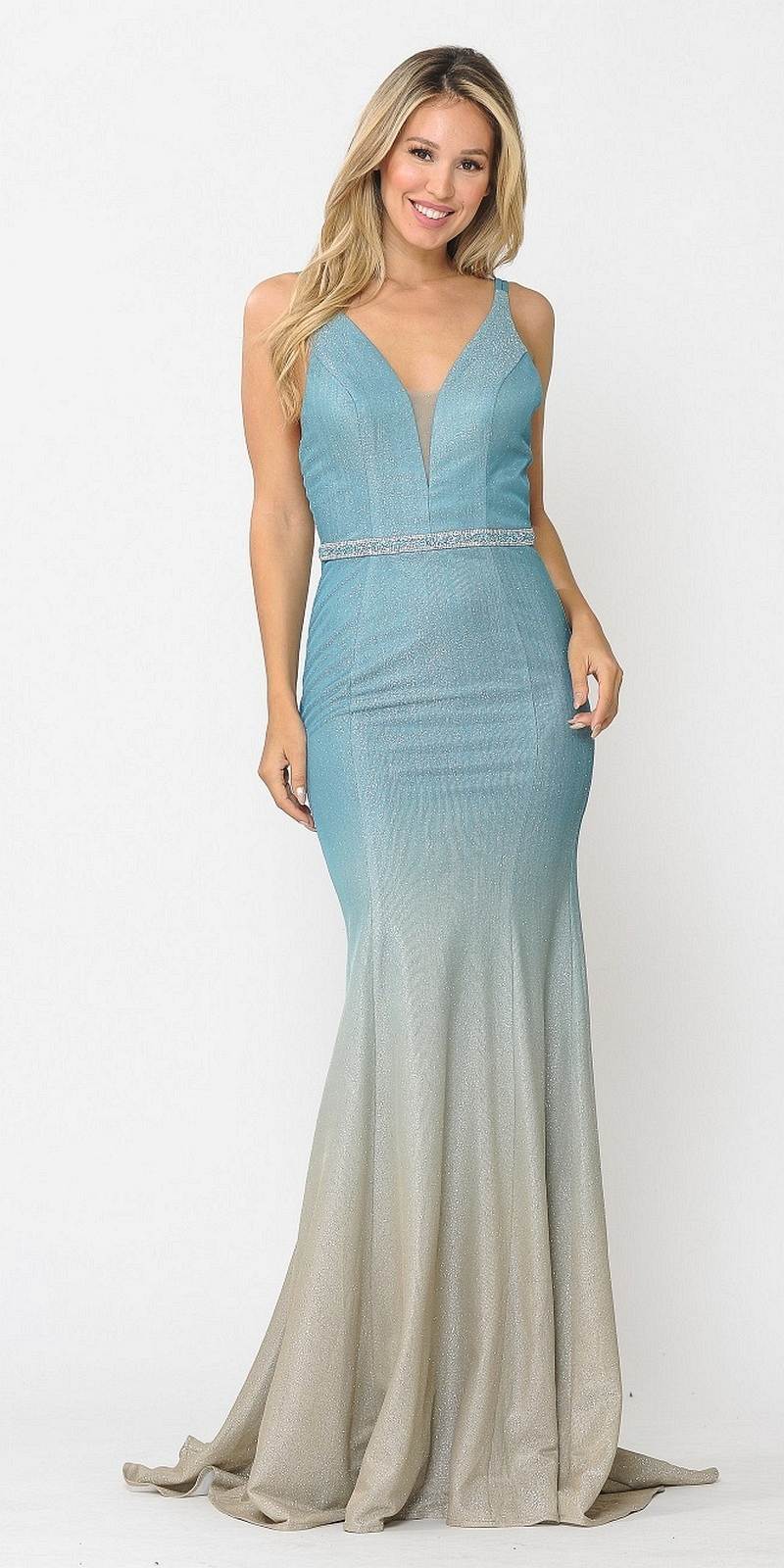 Ombre Mermaid Prom Dresses