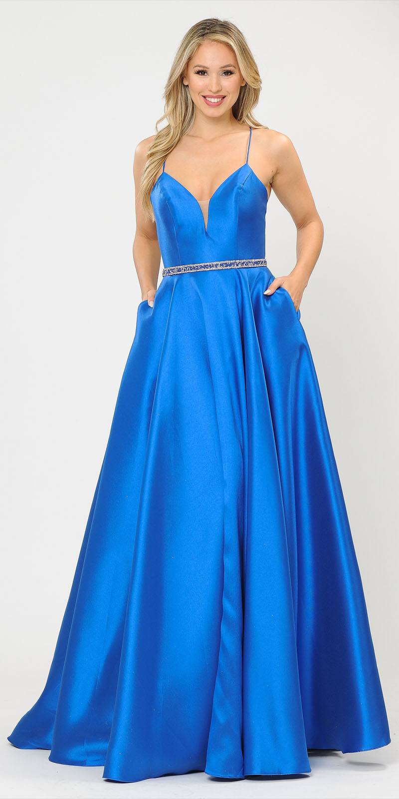 Promgirl royal blue outlet dress