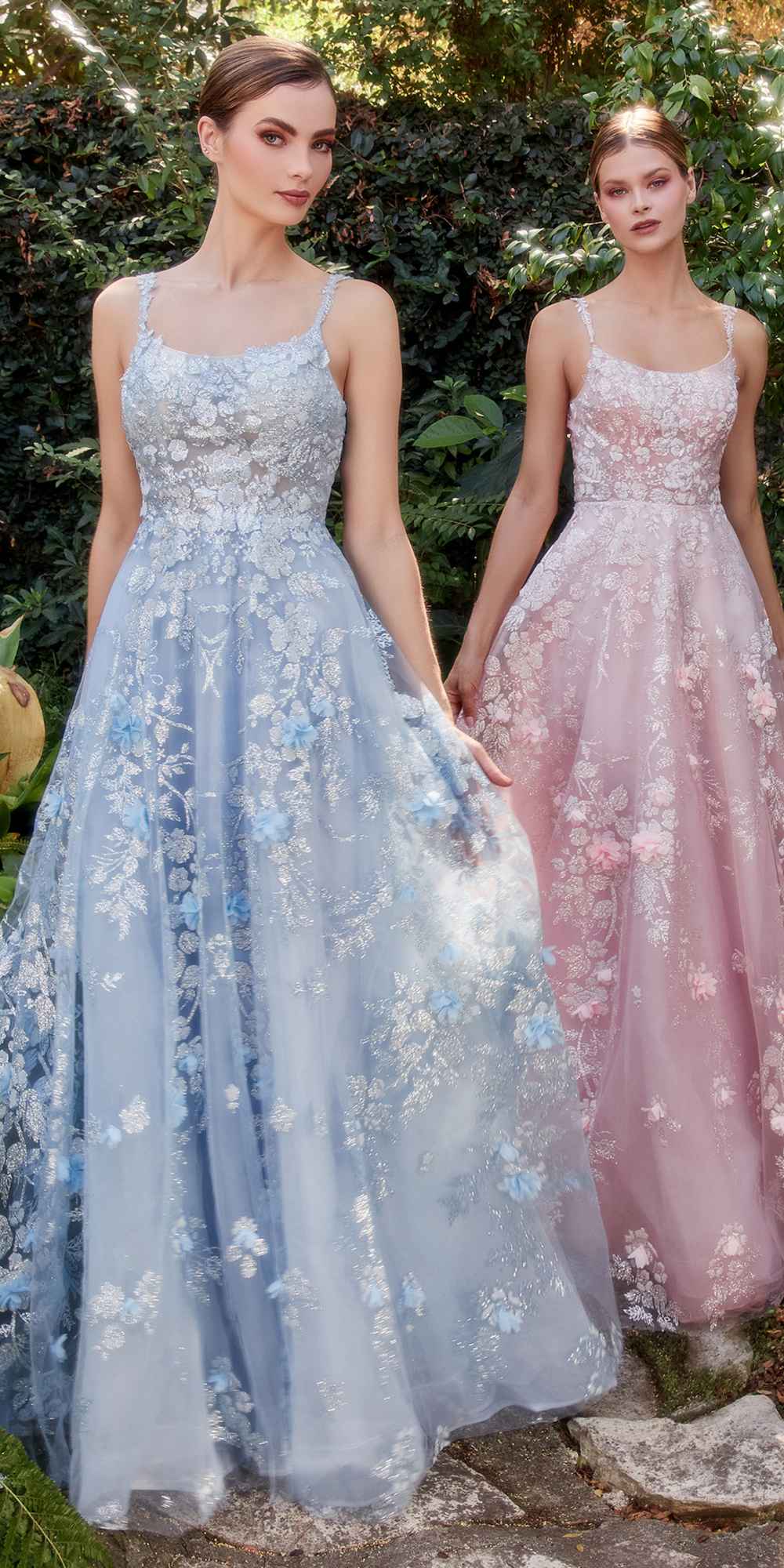 Andrea & Leo A1124 - Blue & Spring Blush