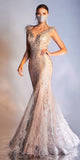 Cinderella Divine C57 Dress | Ladivine C57 - Silver/Nude